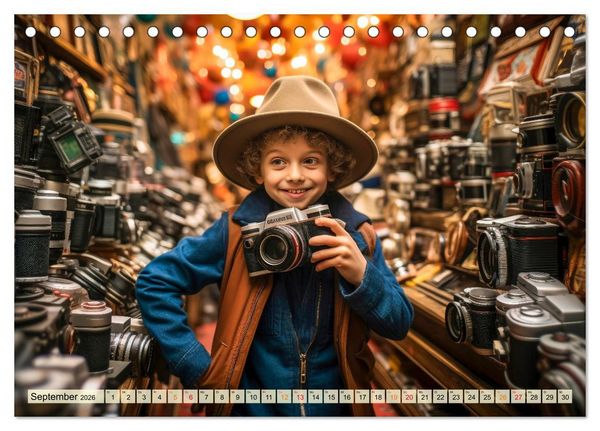 Produktbild: Kinder verzaubern uns (Tischkalender 2026 DIN A5 quer), CALVENDO Monatskalender