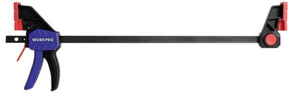 Produktbild: WorkPro WP232041 Einhandzwinge Produktabmessung, L&auml;nge: 450mm
