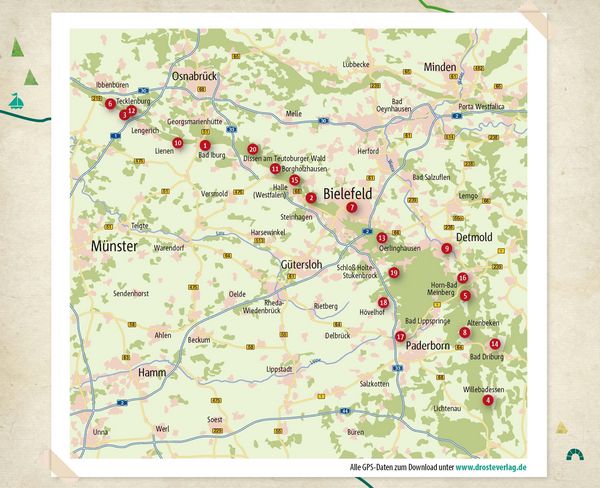 Produktbild: Teutoburger Wald. Wanderungen f&uuml;r die Seele