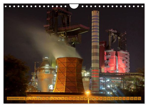 Produktbild: RUHRPOTT LICHTER (Wandkalender 2026 DIN A4 quer), CALVENDO Monatskalender