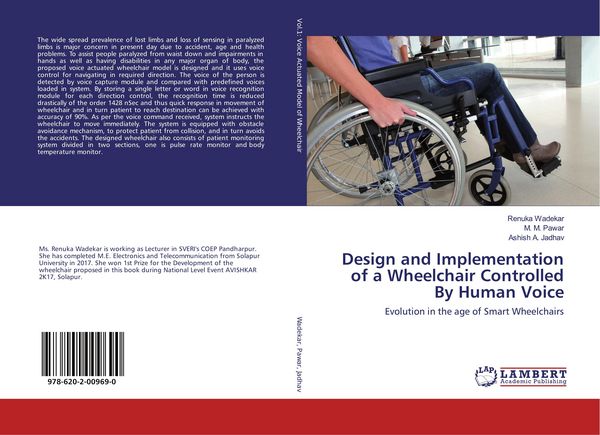 Produktbild: Design and Implementation of a Wheelchair Controlled By Human Voice