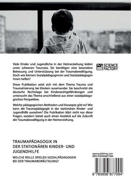 Produktbild: Traumap&auml;dagogik in der station&auml;ren Kinder- und Jugendhilfe. Welche Rolle spielen Sozialp&auml;dagogen bei der Traumabew&auml;ltigung?