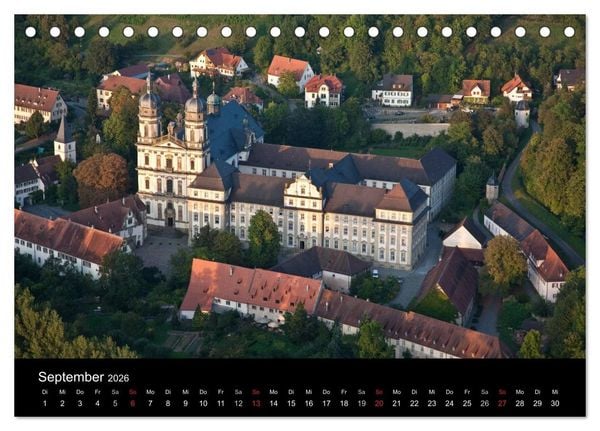 Produktbild: Hohenlohe von oben (Tischkalender 2026 DIN A5 quer), CALVENDO Monatskalender