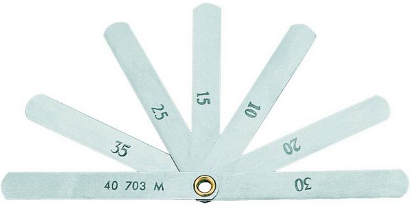 Produktbild: Gedore 703M 6549140 F&uuml;hlerlehre Anzahl Bl&auml;tter: 7