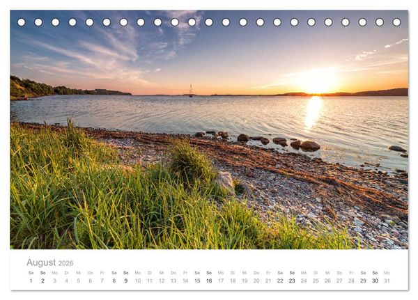 Produktbild: R&uuml;gen ein Sommertraum (Tischkalender 2026 DIN A5 quer), CALVENDO Monatskalender
