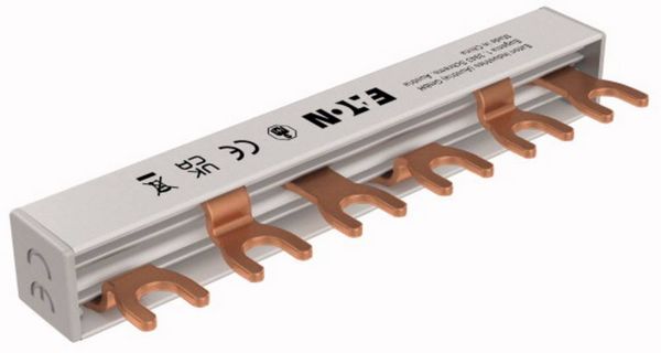 Produktbild: Eaton EP-501075 EVGK Gabelverschienung, 3-phasig, L1 - L2 - L3 Phasenschiene 63 A 1 St.