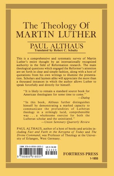 Produktbild: The Theology of Martin Luther