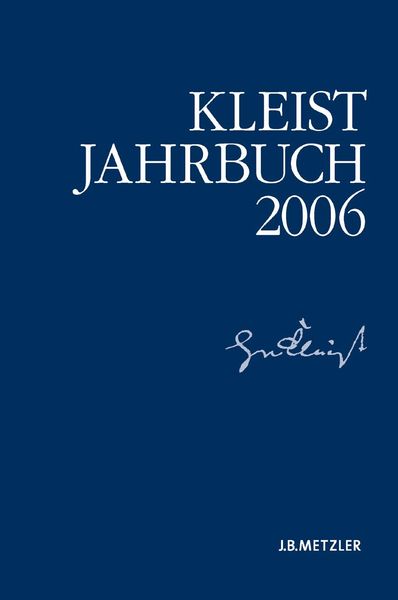 Produktbild: Kleist-Jahrbuch 2006