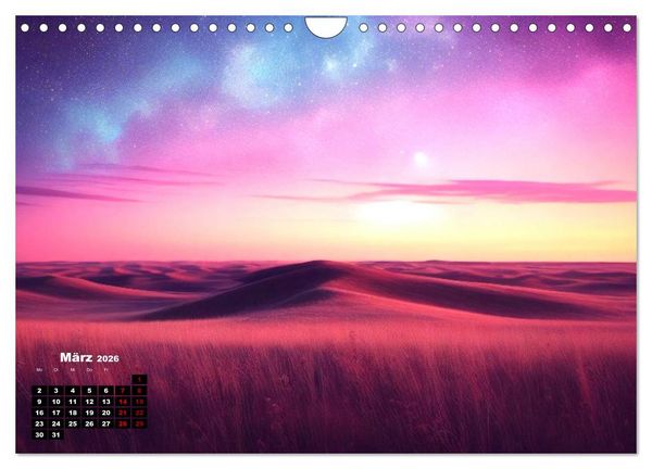 Produktbild: Pr&auml;rie Welten - Ein Kalender, der die Seele der Pr&auml;rie einf&auml;ngt. (Wandkalender 2026 DIN A4 quer), CALVENDO Monatskalender