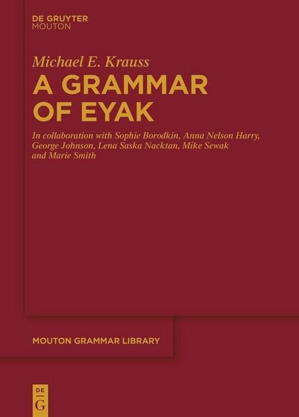 Produktbild: A Grammar of Eyak