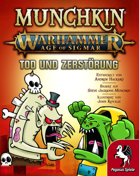 Produktbild: Munchkin Warhammer: Age of Sigmar - Tod und Zerst&ouml;rung [Erweiterun]