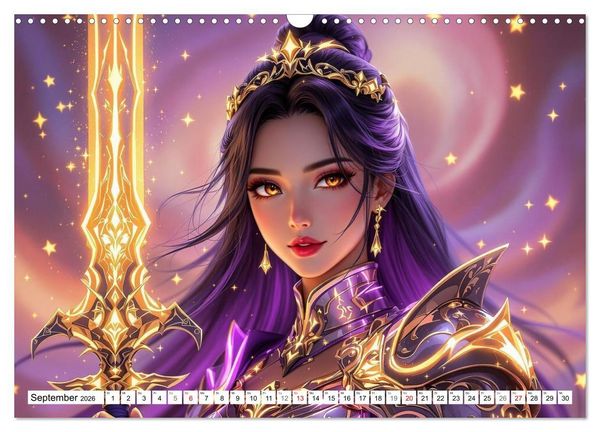 Produktbild: Fantasie Asia-Girls (Wandkalender 2026 DIN A3 quer), CALVENDO Monatskalender