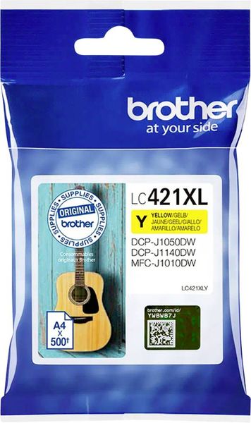 Brother Druckerpatrone LC-421XLY Original Gelb LC421XLY