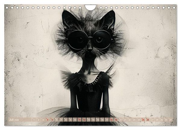 Produktbild: Miau-velous Momente (Wandkalender 2026 DIN A4 quer), CALVENDO Monatskalender