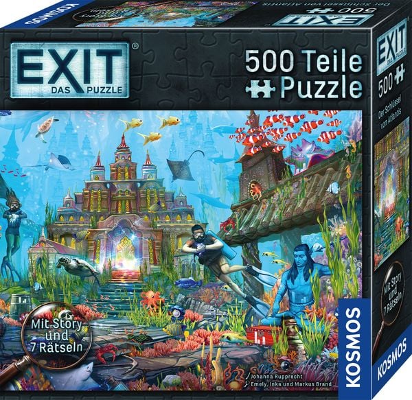 KOSMOS - EXIT - Das Puzzle: Der Schlüssel von Atlantis, 500 Teile
