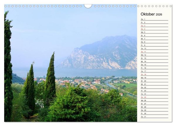 Produktbild: Gardasee (Wandkalender 2026 DIN A3 quer), CALVENDO Monatskalender