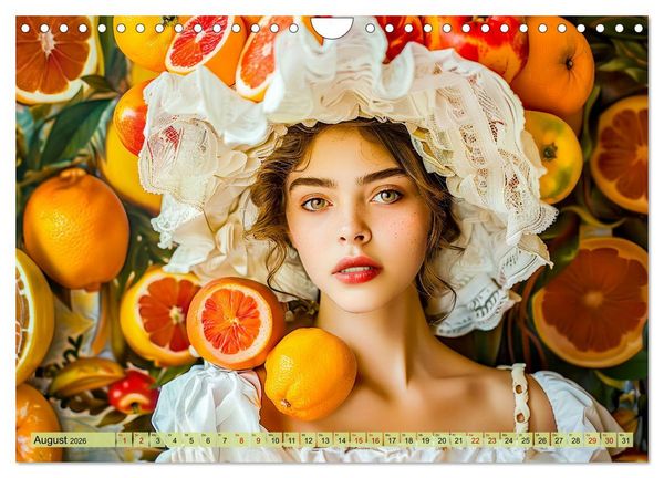 Produktbild: Obstk&ouml;nigin - Fruchtig, floral und voller Sch&ouml;nheit (Wandkalender 2026 DIN A4 quer), CALVENDO Monatskalender
