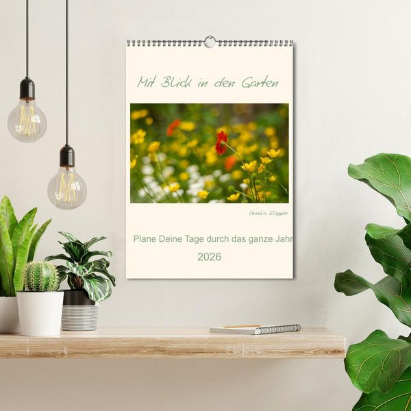 Produktbild: Mit Blick in den Garten (Wandkalender 2026 DIN A3 hoch), CALVENDO Monatskalender