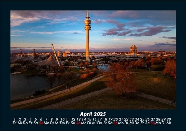 Produktbild: M&uuml;nchen 2025 Fotokalender DIN A5