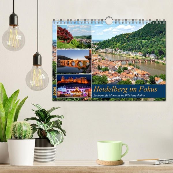 Produktbild: Heidelberg im Fokus (Wandkalender 2026 DIN A4 quer), CALVENDO Monatskalender