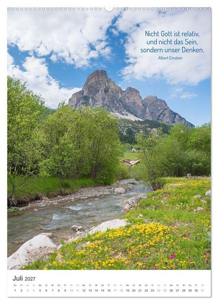 Produktbild: Christliche Natur-Poster (hochwertiger Premium Wandkalender 2027 DIN A2 hoch), Kunstdruck in Hochglanz