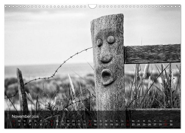 Produktbild: Wangerooge Noir (Wandkalender 2026 DIN A3 quer), CALVENDO Monatskalender