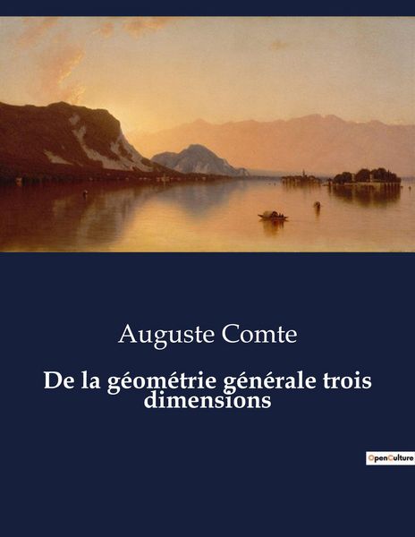 Produktbild: De la g&eacute;om&eacute;trie g&eacute;n&eacute;rale trois dimensions
