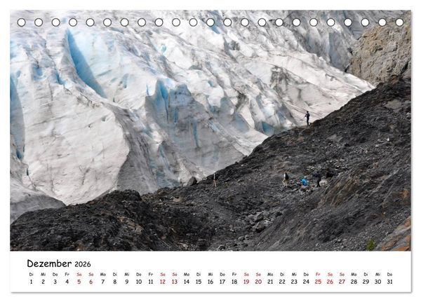 Produktbild: Unendlichkeit in Alaska und Yukon (Tischkalender 2026 DIN A5 quer), CALVENDO Monatskalender