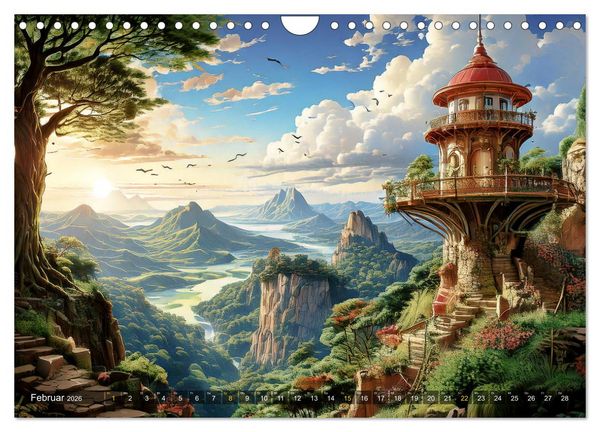 Produktbild: Reise in einer M&auml;rchenwelt (Wandkalender 2026 DIN A4 quer), CALVENDO Monatskalender
