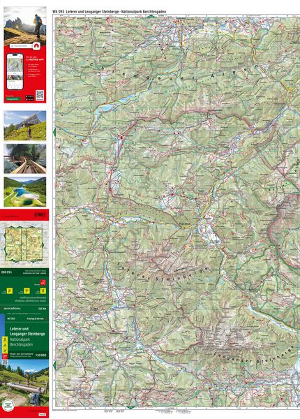 Produktbild: Freytag & berndt Wanderkarte WK 393 Loferer und Leoganger Steinberge, Nationalpark Berchtesgaden 1:50.000