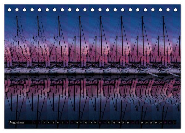 Produktbild: Magische Bilder - 3D Stereogramme (Tischkalender 2026 DIN A5 quer), CALVENDO Monatskalender