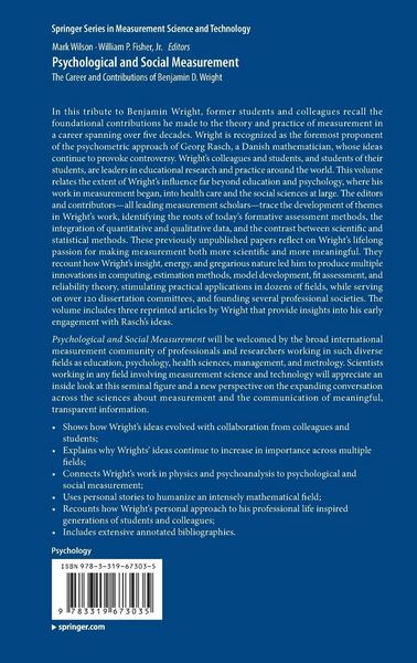 Produktbild: Psychological and Social Measurement