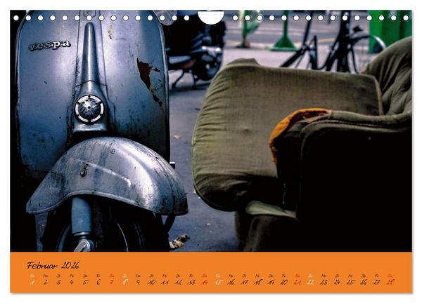 Produktbild: Vespa Liebe (Wandkalender 2026 DIN A4 quer), CALVENDO Monatskalender