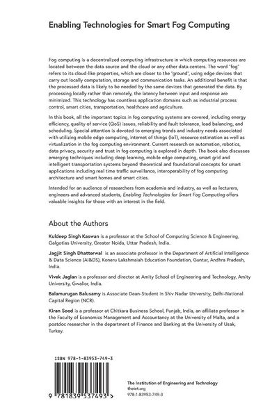 Produktbild: Enabling Technologies for Smart Fog Computing