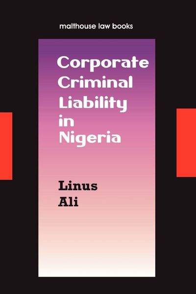 Produktbild: Corporate Criminal Liability in Nigeria