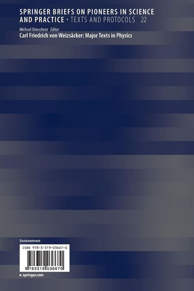 Produktbild: Carl Friedrich von Weizs&auml;cker: Major Texts in Physics