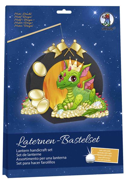 Produktbild: URSUS Laternen-Bastelset "Dragon"