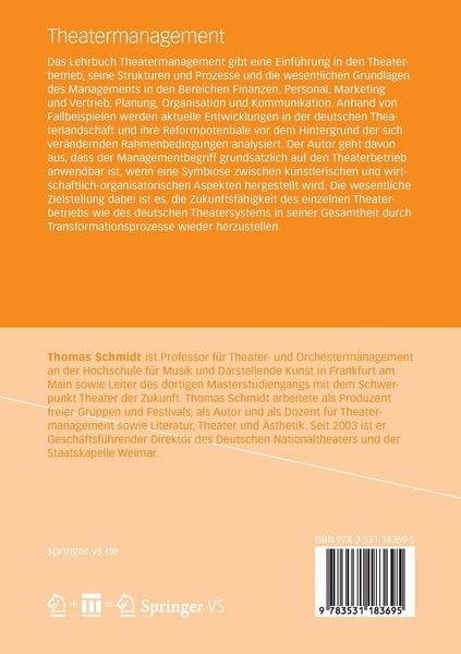 Produktbild: Theatermanagement