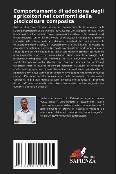 Produktbild: Comportamento di adozione degli agricoltori nei confronti della piscicoltura composita