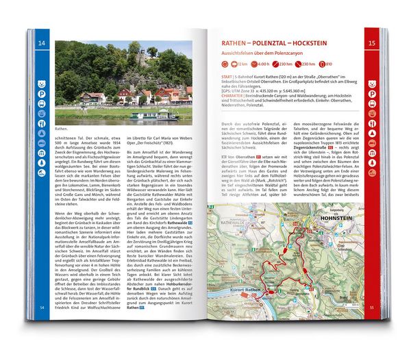 Produktbild: KOMPASS Wanderlust Elbsandsteingebirge und bei Dresden