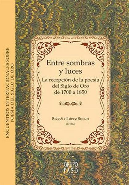 Produktbild: Entre sombras y luces : la recepci&oacute;n de la poes&iacute;a del Siglo de Oro de 1700 a 1850 : XI Encuentro Internacional sobre poes&iacute;a del Siglo de Oro celebrado los d&iacute;as 22-23 de noviembre de 2013 en Sevilla