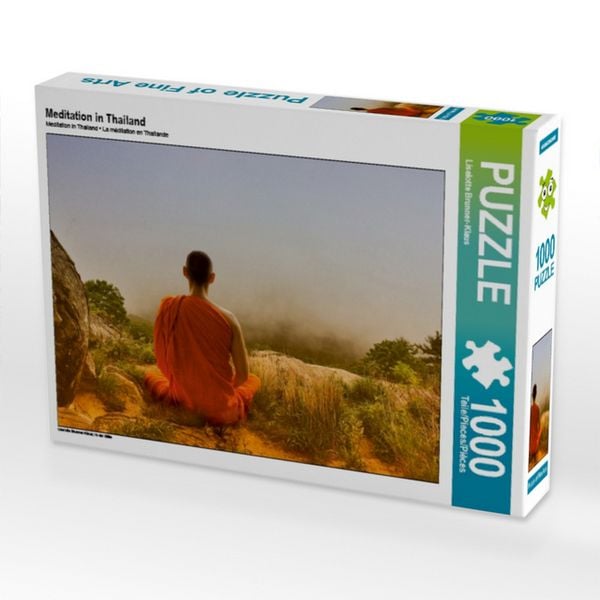 Produktbild: CALVENDO Puzzle Meditation in Thailand | 1000 Teile Lege-Gr&ouml;&szlig;e 64x48cm Foto-Puzzle f&uuml;r gl&uuml;ckliche Stunden