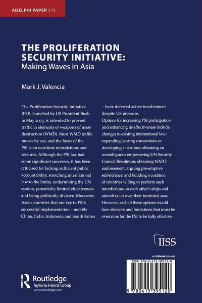 Produktbild: The Proliferation Security Initiative