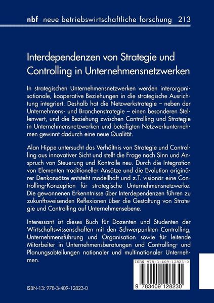 Produktbild: Interdependenzen von Strategie und Controlling in Unternehmensnetzwerken