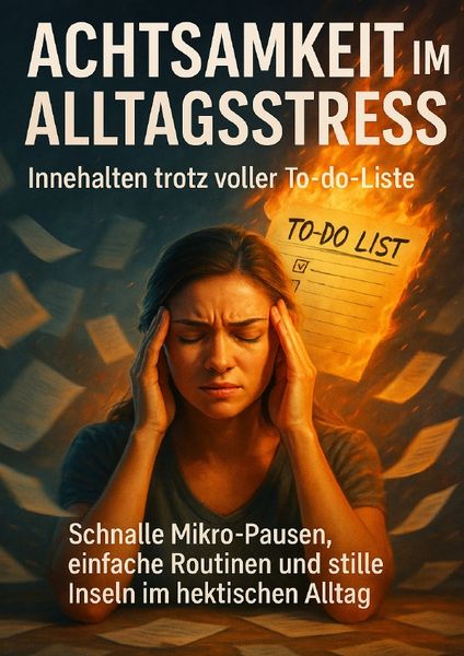 Achtsamkeit im Alltagsstress: Innehalten trotz voller To‐do‐Liste, Taschenbuch von Michael Freund, Epubli, 9783565119998