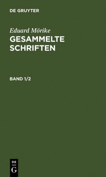 Produktbild: Gesammelte Schriften. Band 1/2