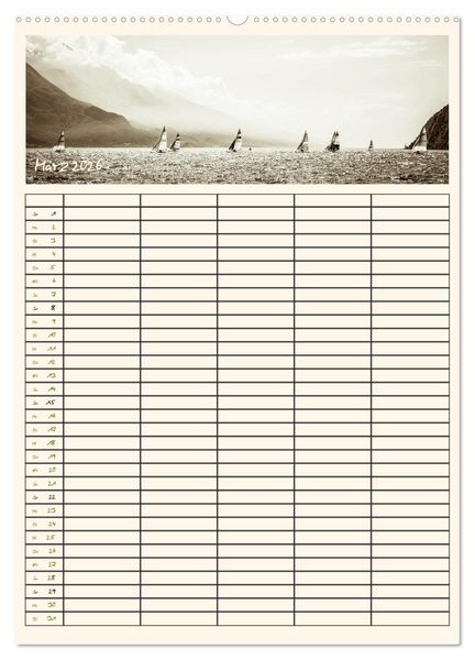 Produktbild: Der Gardasee im Norden - Familienplaner 2026 (Wandkalender 2026 DIN A2 hoch), CALVENDO Monatskalender