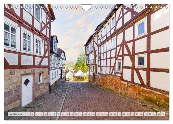 Produktbild: Frankenberg Hessen Impressionen (Wandkalender 2026 DIN A4 quer), CALVENDO Monatskalender
