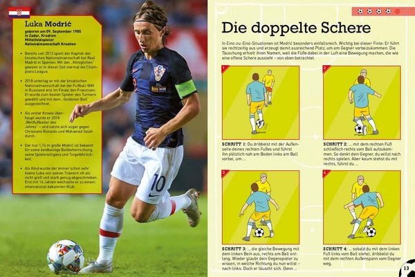Produktbild: Die besten Fu&szlig;balltricks I Fussball Buch f&uuml;r Kinder ab 7 Jahren