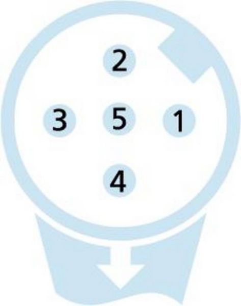 Produktbild: Escha 8043833 Sensor-/Aktor-Anschlussleitung 5.0m Polzahl Sensoren: 5 1St.